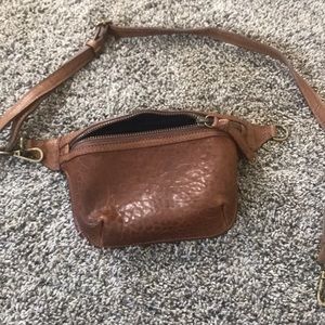 Sundance leather pouch bag